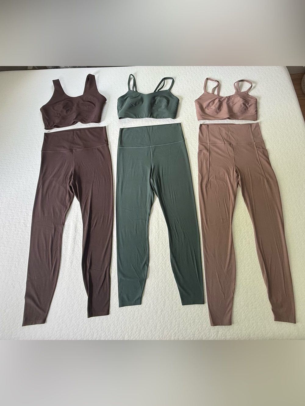 all in motion Workout Sets (3 Sports Bras, 3 Leggings)